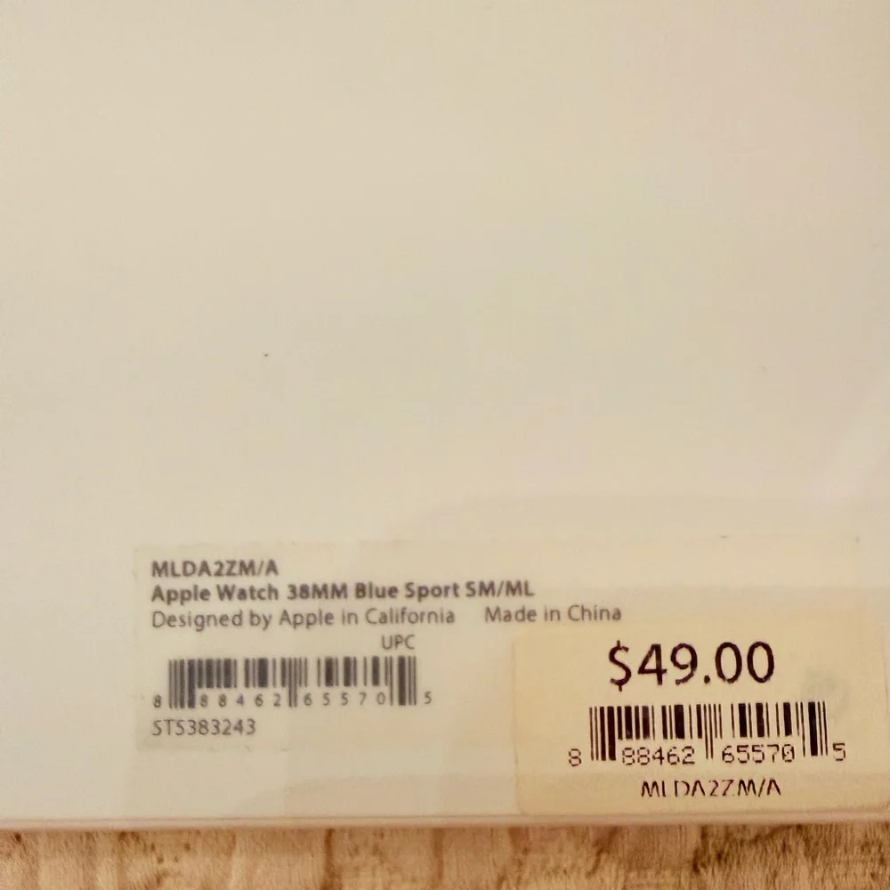 Apple Watch Sport Band in Sky Blue